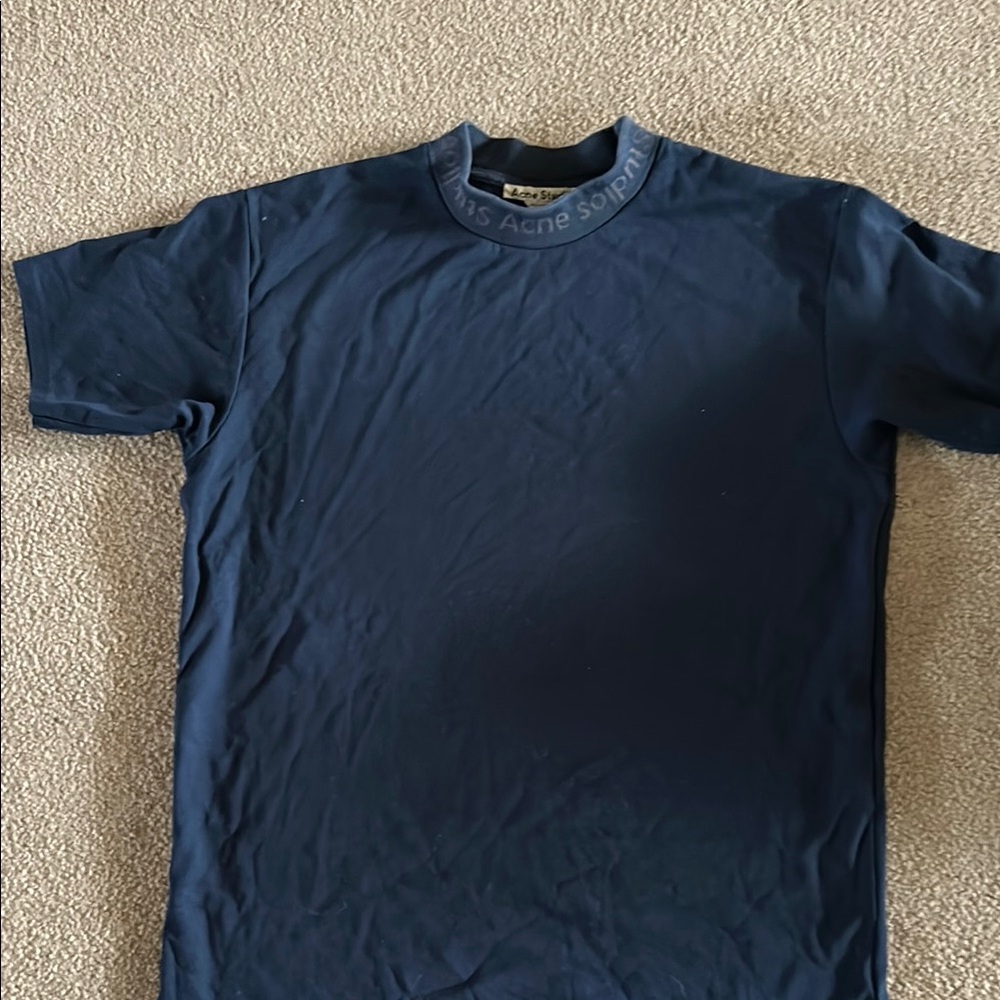 Acne Navy Blue Men's Shirt